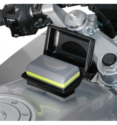 Custodia dispositivo pagamento pedaggio per moto Givi S602 con fissaggio adesivo Custodia dispositivo pagamento pedaggio per moto Givi S602 con fissaggio adesivo