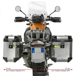 Portavaligie laterale Givi PL684CAM Trekker Outback per BMW R1200 GS 04-12 Portavaligie laterale Givi PL684CAM Trekker Outback per BMW R1200 GS 04-12