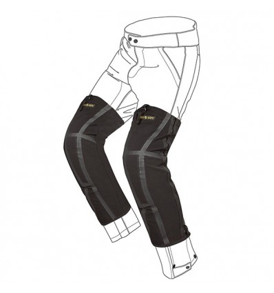 Ginocchiere termiche Spidi Snug Knee nere Ginocchiere termiche Spidi Snug Knee nere
