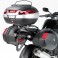 Portapacchino metallico Givi E96 nero per bauletti Maxia E52 e E55 Portapacchino metallico Givi E96 nero per bauletti Maxia E52 e E55