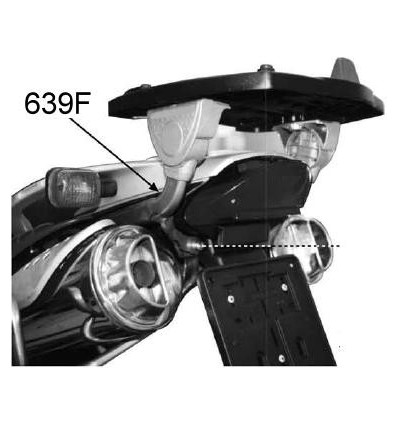 Portapacchi Givi Monorack F per BMW F650GS 00-03 Portapacchi Givi Monorack F per BMW F650GS 00-03