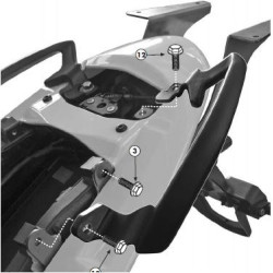 Portapacchi Givi Monokey per Triumph Tiger 07-12 Portapacchi Givi Monokey per Triumph Tiger 07-12
