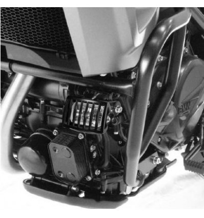 Coppia di faretti Hepco & Becker Micro Flooter per BMW F800GS 08-14 Coppia di faretti Hepco & Becker Micro Flooter per BMW F800GS 08-14