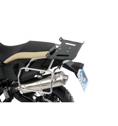 Estensione in alluminio Hepco & Becker per portapacchi su BMW F800GS Adventure