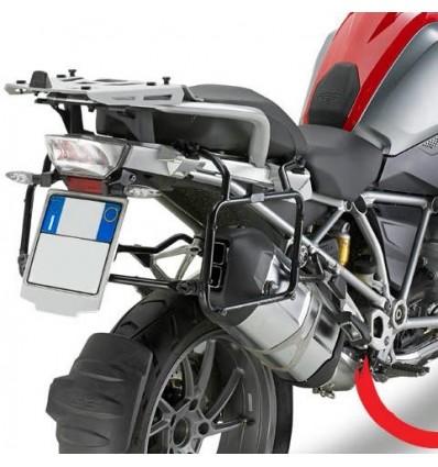 Portavaligie laterale a sgancio rapido Givi PLR5108 Monokey per BMW R1200 GS Adventure 14-15