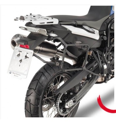 Portavaligie laterale a sgancio rapido Givi PLR5103 Monokey per BMW F650GS e F800GS