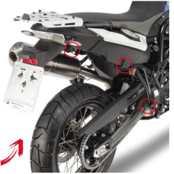 Portavaligie laterale a sgancio rapido Givi PLR5103 Monokey per BMW F650GS e F800GS Portavaligie laterale a sgancio rapido Givi PLR5103 Monokey per BMW F650GS e F800GS