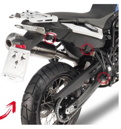 Portavaligie laterale a sgancio rapido Givi PLR5103 Monokey per BMW F650GS e F800GS Portavaligie laterale a sgancio rapido Givi PLR5103 Monokey per BMW F650GS e F800GS