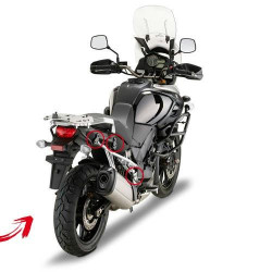 Portavaligie laterale a sgancio rapido Givi PLR5103 Monokey per Suzuki DL1000 V-Strom 2014 Portavaligie laterale a sgancio rapido Givi PLR5103 Monokey per Suzuki DL1000 V-Strom 2014