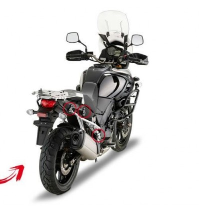 Portavaligie laterale a sgancio rapido Givi PLR5103 Monokey per Suzuki DL1000 V-Strom 2014 Portavaligie laterale a sgancio rapido Givi PLR5103 Monokey per Suzuki DL1000 V-Strom 2014