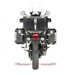 Portavaligie laterale Givi PL3105CAM Trekker Outback per Suzuki DL1000 V-Strom 2014 Portavaligie laterale Givi PL3105CAM Trekker Outback per Suzuki DL1000 V-Strom 2014