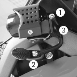 Coppia di faretti Hepco & Becker Ion Blue Flooter per BMW R1200GS Adventure 14-15 Coppia di faretti Hepco & Becker Ion Blue Flooter per BMW R1200GS Adventure 14-15