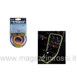 Cavetto elettrico luminescente El String giallo 2mt