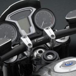 Kit riser superiore Rizoma per BMW R Nine T e R Nine T Scrambler argento Kit riser superiore Rizoma per BMW R Nine T e R Nine T Scrambler argento