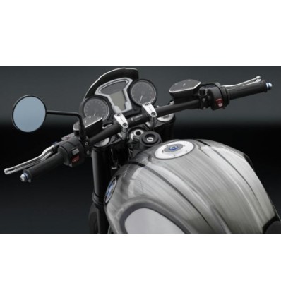 Kit riser superiore Rizoma per BMW R Nine T e R Nine T Scrambler argento Kit riser superiore Rizoma per BMW R Nine T e R Nine T Scrambler argento