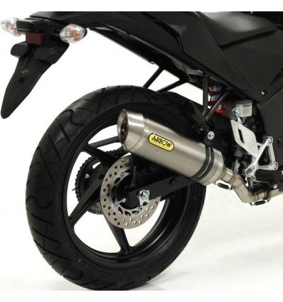 Scarico completo Arrow Street Thunder alluminio per Honda CRB 125R 11-13 Scarico completo Arrow Street Thunder alluminio per Honda CRB 125R 11-13