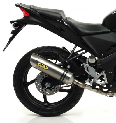 Scarico completo Arrow Street Thunder alluminio per Honda CRB 125R 11-13 Scarico completo Arrow Street Thunder alluminio per Honda CRB 125R 11-13