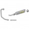 Scarico completo Arrow Street Thunder alluminio per Honda CRB 125R 11-13 Scarico completo Arrow Street Thunder alluminio per Honda CRB 125R 11-13