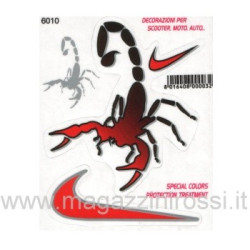Set piccolo adesivi 4R Scorpione Nike