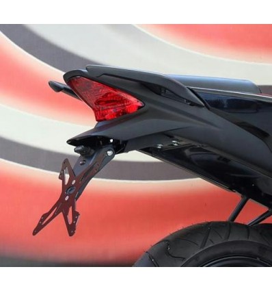 Portatarga regolabile Evotech per Honda CBR125R e CBR250R 11-14 Portatarga regolabile Evotech per Honda CBR125R e CBR250R 11-14