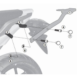 Portapacchi Givi Monorack FZ per Honda NC700S e NC750S Portapacchi Givi Monorack FZ per Honda NC700S e NC750S