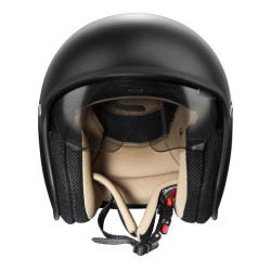 Casco Premier Jet Vintage monocolore nero opaco Casco Premier Jet Vintage monocolore nero opaco