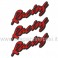 Set piccolo adesivi scritta Racing