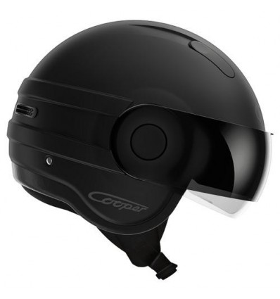 Casco Roof Cooper monocolore nero opaco Casco Roof Cooper monocolore nero opaco