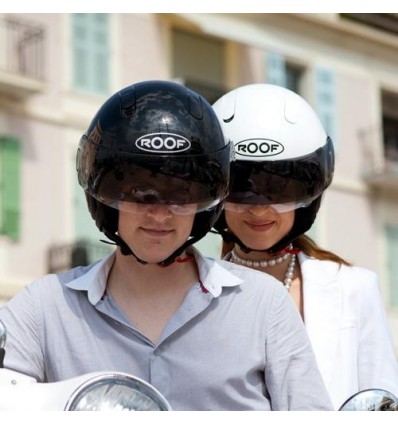 Casco Roof Cooper monocolore nero opaco Casco Roof Cooper monocolore nero opaco