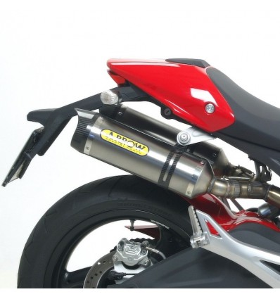Terminali Arrow Street Thunder Alluminio per Ducati Monster 696, 796 e 1100 Terminali Arrow Street Thunder Alluminio per Ducati Monster 696, 796 e 1100