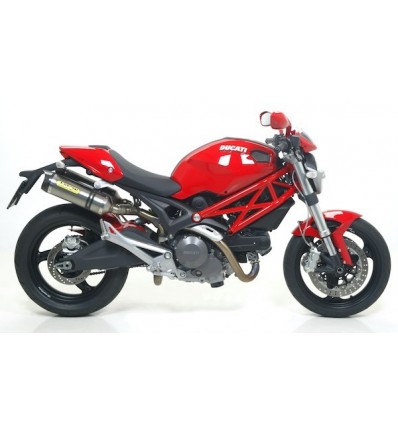 Terminali Arrow Street Thunder Alluminio per Ducati Monster 696, 796 e 1100 Terminali Arrow Street Thunder Alluminio per Ducati Monster 696, 796 e 1100