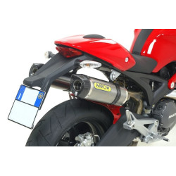 Terminali Arrow Street Thunder Alluminio per Ducati Monster 696, 796 e 1100 Terminali Arrow Street Thunder Alluminio per Ducati Monster 696, 796 e 1100