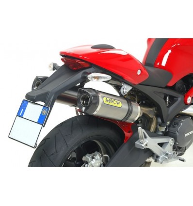 Terminali Arrow Street Thunder Alluminio per Ducati Monster 696, 796 e 1100 Terminali Arrow Street Thunder Alluminio per Ducati Monster 696, 796 e 1100