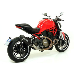 Terminale Arrow Street Thunder Alluminium Dark per Ducati Diavel, Multistrada e Monster 1200 Terminale Arrow Street Thunder Alluminium Dark per Ducati Diavel, Multistrada e Monster 1200