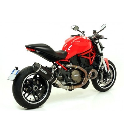 Terminale Arrow Street Thunder Alluminium Dark per Ducati Diavel, Multistrada e Monster 1200 Terminale Arrow Street Thunder Alluminium Dark per Ducati Diavel, Multistrada e Monster 1200