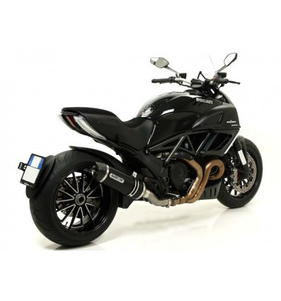 Terminale Arrow Street Thunder Alluminium Dark per Ducati Diavel, Multistrada e Monster 1200 Terminale Arrow Street Thunder Alluminium Dark per Ducati Diavel, Multistrada e Monster 1200