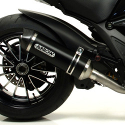 Terminale Arrow Street Thunder Alluminium Dark per Ducati Diavel, Multistrada e Monster 1200 Terminale Arrow Street Thunder Alluminium Dark per Ducati Diavel, Multistrada e Monster 1200