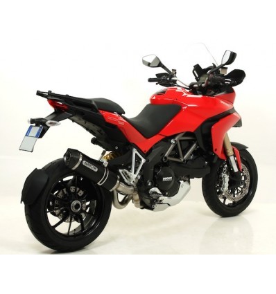 Terminale con raccordi Arrow Street Thunder Alluminium Dark per Ducati Multistrada 1200 Terminale con raccordi Arrow Street Thunder Alluminium Dark per Ducati Multistrada 1200