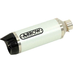 Terminale con raccordo Arrow Street Thunder Alluminium per KTM Duke 125-200 Terminale con raccordo Arrow Street Thunder Alluminium per KTM Duke 125-200