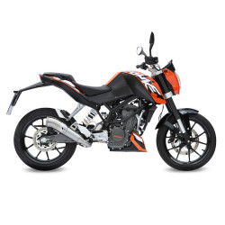 Terminale Mivv Ghibli Inox per KTM Duke 125 e 200