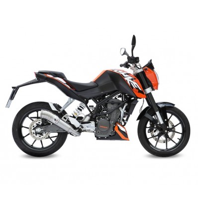 Terminale Mivv Ghibli Inox per KTM Duke 125 e 200