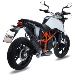 Terminale Mivv Suono Inox Carbon End per KTM Duke 690 Terminale Mivv Suono Inox Carbon End per KTM Duke 690
