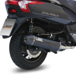 Marmitta Mivv Stronger Steel Black per Kymco Downtown 300 09-12 Marmitta Mivv Stronger Steel Black per Kymco Downtown 300 09-12