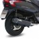 Marmitta Mivv Stronger Steel Black per Kymco Downtown 300 09-12 Marmitta Mivv Stronger Steel Black per Kymco Downtown 300 09-12