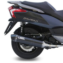 Marmitta Mivv Stronger Steel Black per Kymco Downtown 300 09-12 Marmitta Mivv Stronger Steel Black per Kymco Downtown 300 09-12