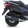 Marmitta Mivv Stronger Steel Black per Kymco Downtown 300 09-12 Marmitta Mivv Stronger Steel Black per Kymco Downtown 300 09-12