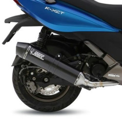 Marmitta Mivv Stronger Steel Black per Kymco K-XCT 300