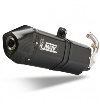 Scarico Mivv Speed Edge Black per Kymco Xciting 500 Scarico Mivv Speed Edge Black per Kymco Xciting 500