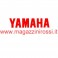 Adesivo scritta Yamaha rosso cm 18