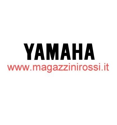 Adesivo scritta Yamaha nero cm 8